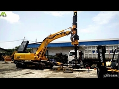 Wie hoch ist die typische Leistung einer hydraulischen Drehbohranlage und eines Drehstapelantriebs?