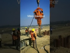 Elektrische Vibro Pile Hammer Hydraulische Fundamentmaschine 90 Kw