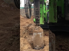 BOHRUNGS-Rig Full Hydraulic With China-Fahrgestelle KR125A Drehanhäufungs