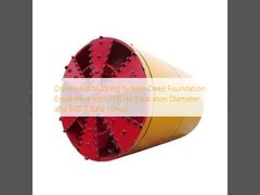 Abwärtiges Mucking-System für Tiefbaugeräte mit 3730 mm Erddurchmesser und 800 t Gesamt-Schubkraft