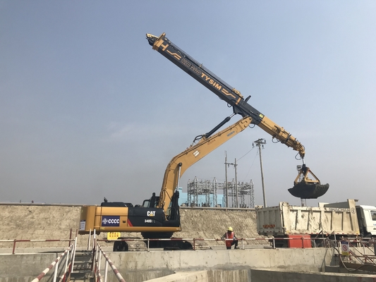Teleskopischer Arm-Zubehör Bagger-Clamshell Buckets KM220 für Grundlagen-Arbeit