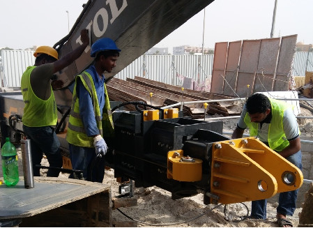 KM220 Bagger Teleskoparm Clamshell Long Reach Boom