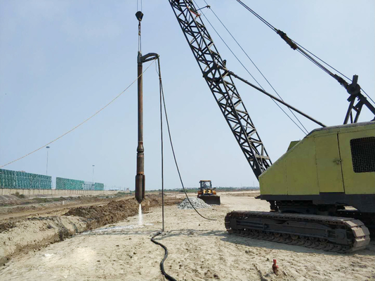 Tiefe Bodenverbesserungs-Obertransport vibroflot Sandverdichtungssteinsäule-Stapelfahrermaschine