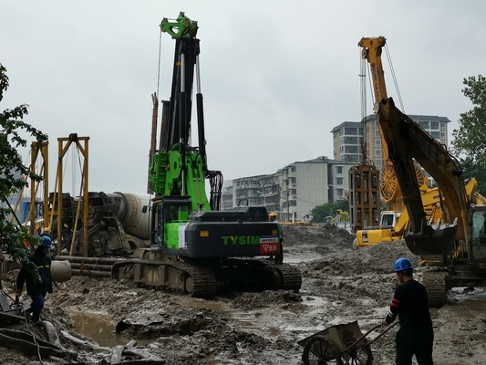 Rammgerät mit kurzer Höhe, 8,5 m, Bohrtiefe 60 m, 20 t, Gewicht 150 kW