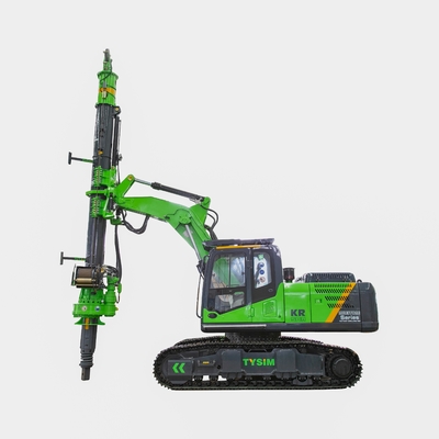 Hochleistungs-Rotationsstapelgeräte mit 10 m 7 - 30 Rpm Maximalbohrtiefe für Bauarbeiten