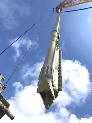 1.2m3 Elektrische Bodenzufuhr Vibroflot 300kN 6 Bar Bodenverbesserungsanlage