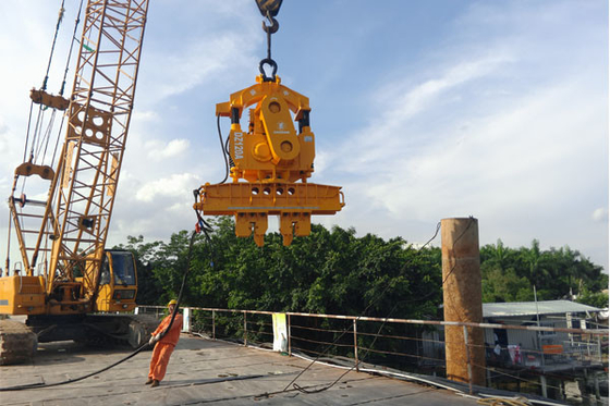 Individuelles Modell Pile Fahrhammer Vibration Hammer Hängen auf Kran Elektrische Vibro Hammer