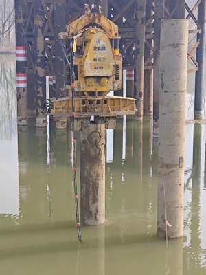 Elektrische Vibro-Doppelklemme 45kw Baggermontierte Vibro-Hammer