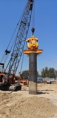 Beton-Vibrationspfahl-Treiber-Pfahl-Hammer-Kran hängender Vibro-Hammer-Elektro