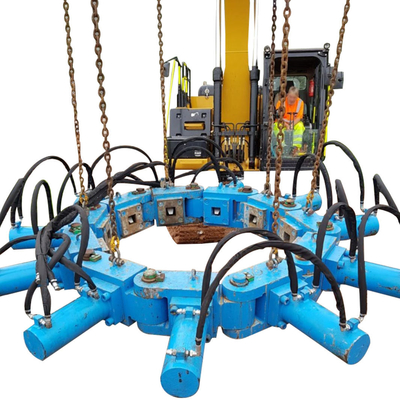 Bis zu 2500 mm Betonpfahlbrecher Pfahlkopfschneider Hydraulischer Pfahlbrecher Pfahlschneider für Kran