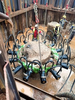 Bauwerkzeuge Hydraulischer Pfahlbrecher Kopf Betonschneider Pfahlbrucher
