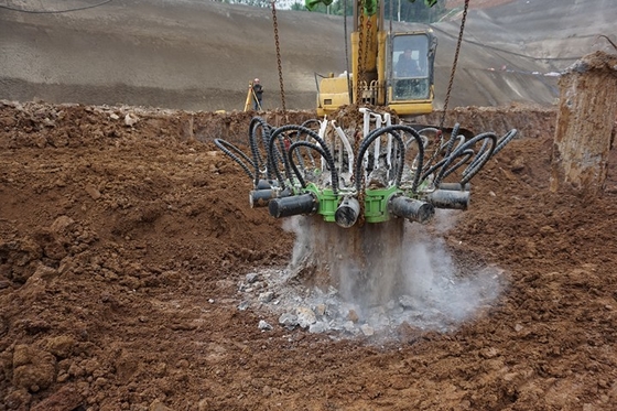 Gutem Qualitätsgehäuse Schleuder Beton runden Pfähle Kopf Schneider Kleiner hydraulischer Betonbrecher