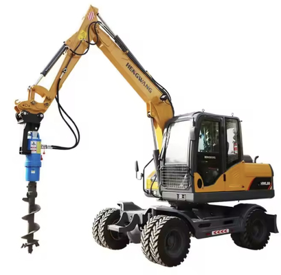 AP8000 Auger Bohrstücke mit Felsbohrzähnen Auger Bohrmaschine Hydraulische Erdbohrmaschine