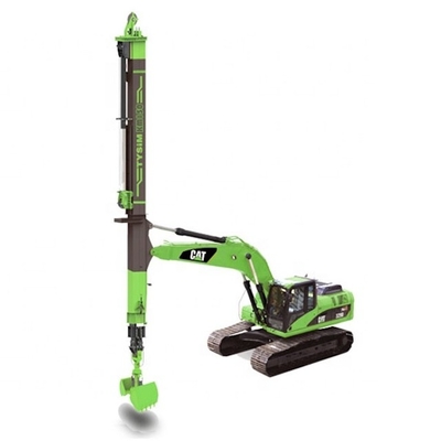 Glatter Clamshell Teleskop-Arm Bagger mit hydraulischem Zylinder und Drahtseilsystem