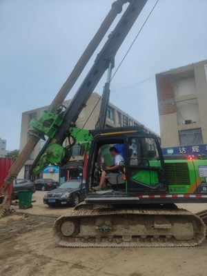 Hydraulische Crawler Bohrmaschine verwendet Piling Rig mit mehrstufigen Schwingungsreduzierung Design für eine bessere Leistung