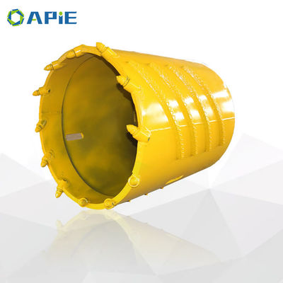 Drehbohrgeräte 1500 mm Bohrbehälter Kernfass mit Kugelzähnen