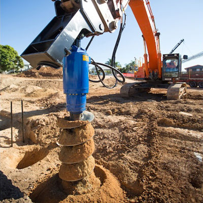 65mm runde hydraulische Erdbohrmaschine mit 2 optionalen Abtriebswellen