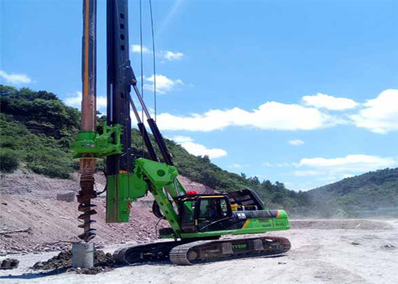 Bau-hydraulische Stapel-Maschinen-Erdbohrer-Bohrloch-Bohrmaschine 220kNm 51m