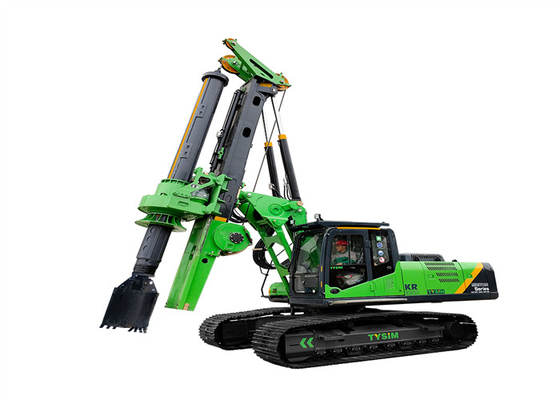 hydraulisches Bohrgerät Rig Mechanical 2.8Km/H 3.8L 125KN/M Rotary Drilling Rig