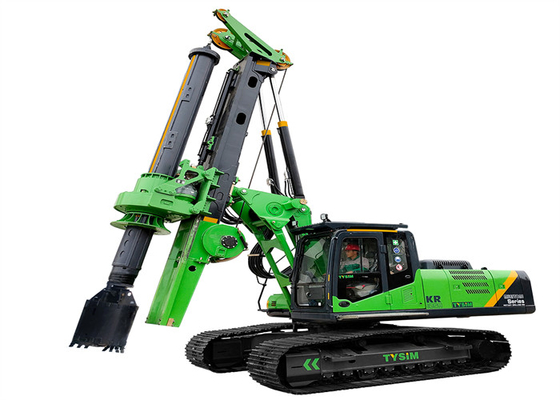 125KN/M niedrige Durchfahrtshöhe 3.8L, die Rig Engine Displacement Hydraulic Press-Stapel-Maschine anhäuft