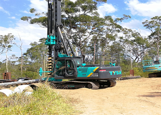 Technik der Multifunktionsrig excavator small hydraulic pile-Takelungs-Maschine der bohrungs-140KN