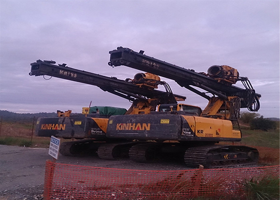 Tiefen-Multifunktionsbohrung Rig Hydraulic Crawler Drill Machine der Grundlagen-2.8km/H 37m